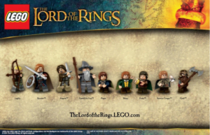 Herr der Ringe Lego Figuren - Set 1